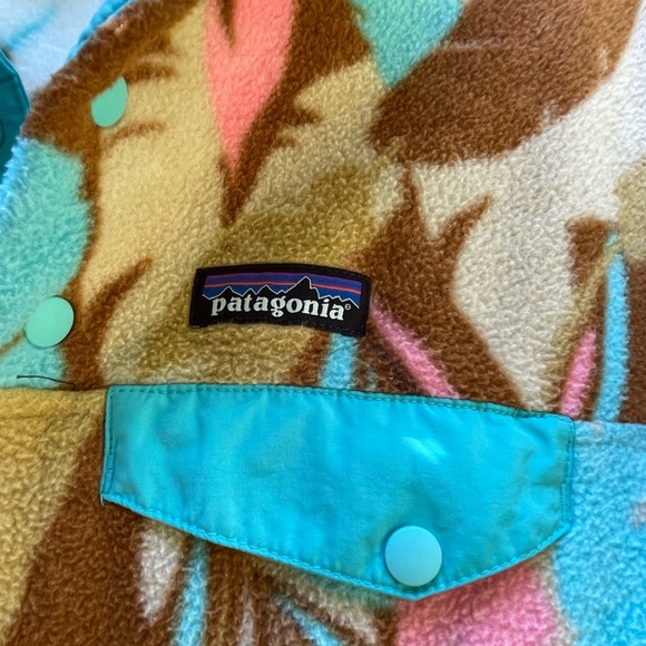 Patagonia Synchilla Snap-T Pullover Fleece W-Sm Feather Dance Pre-Owned - Picture 3 of 6